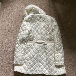 NEW Kate Spade White Quilted Jacket / Coat